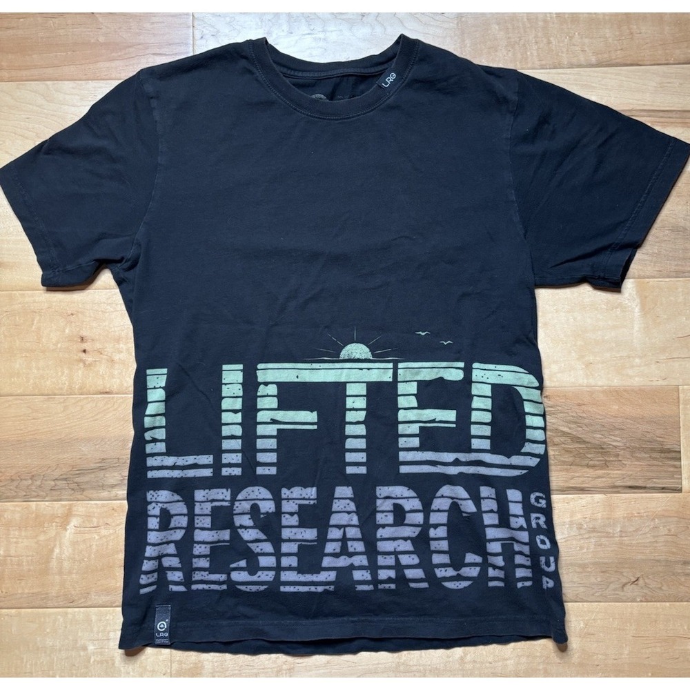 Lifted Research Group LRG Spell Out T Shirt Men M Cali Skater Sports‎